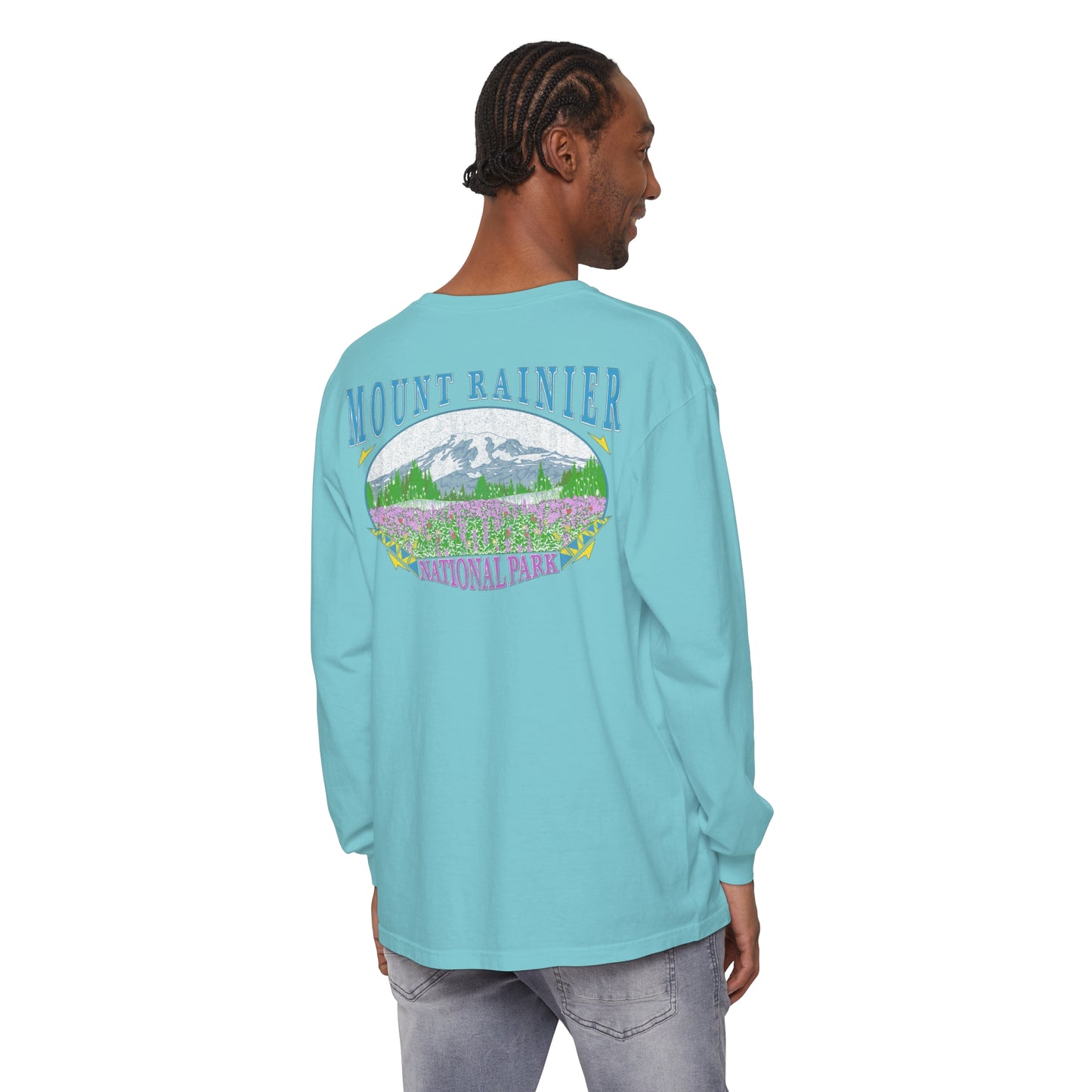 Vintage Rainier National Park Long Sleeve Shirt