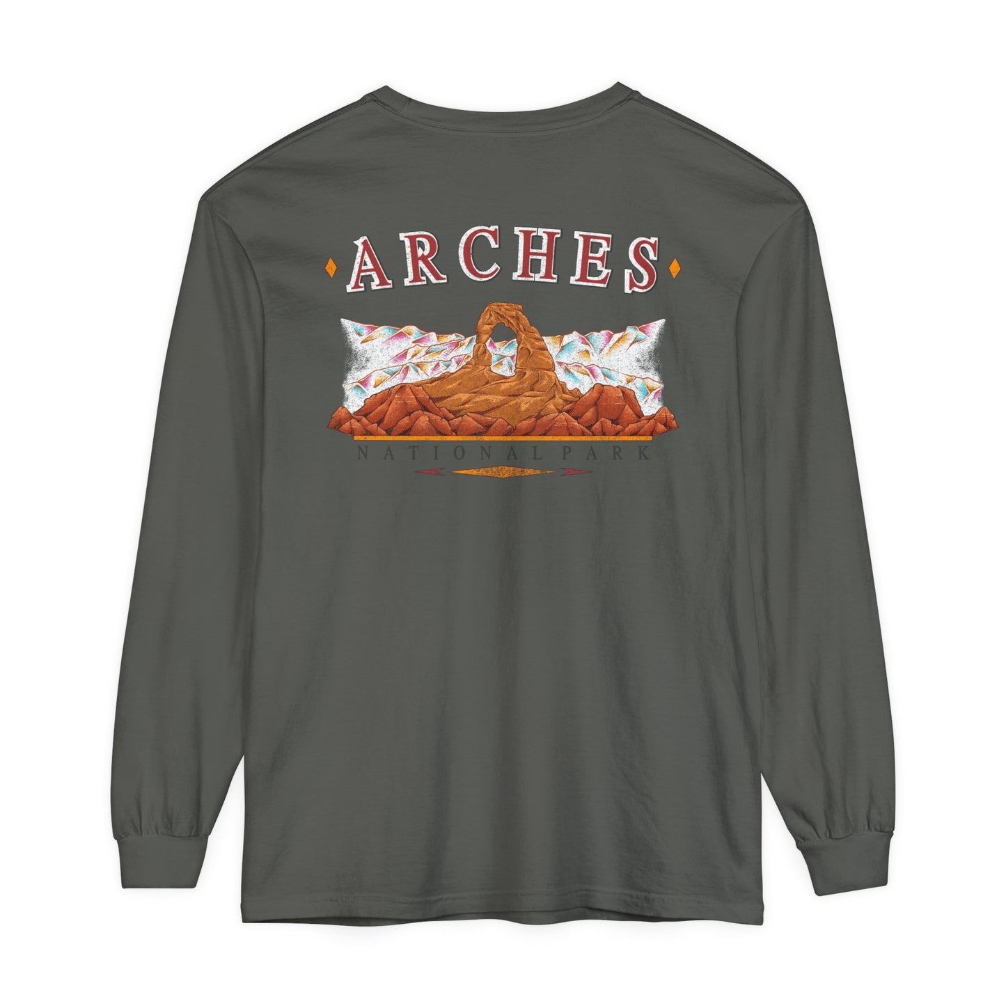 Vintage Arches National Park Long Sleeve Shirt