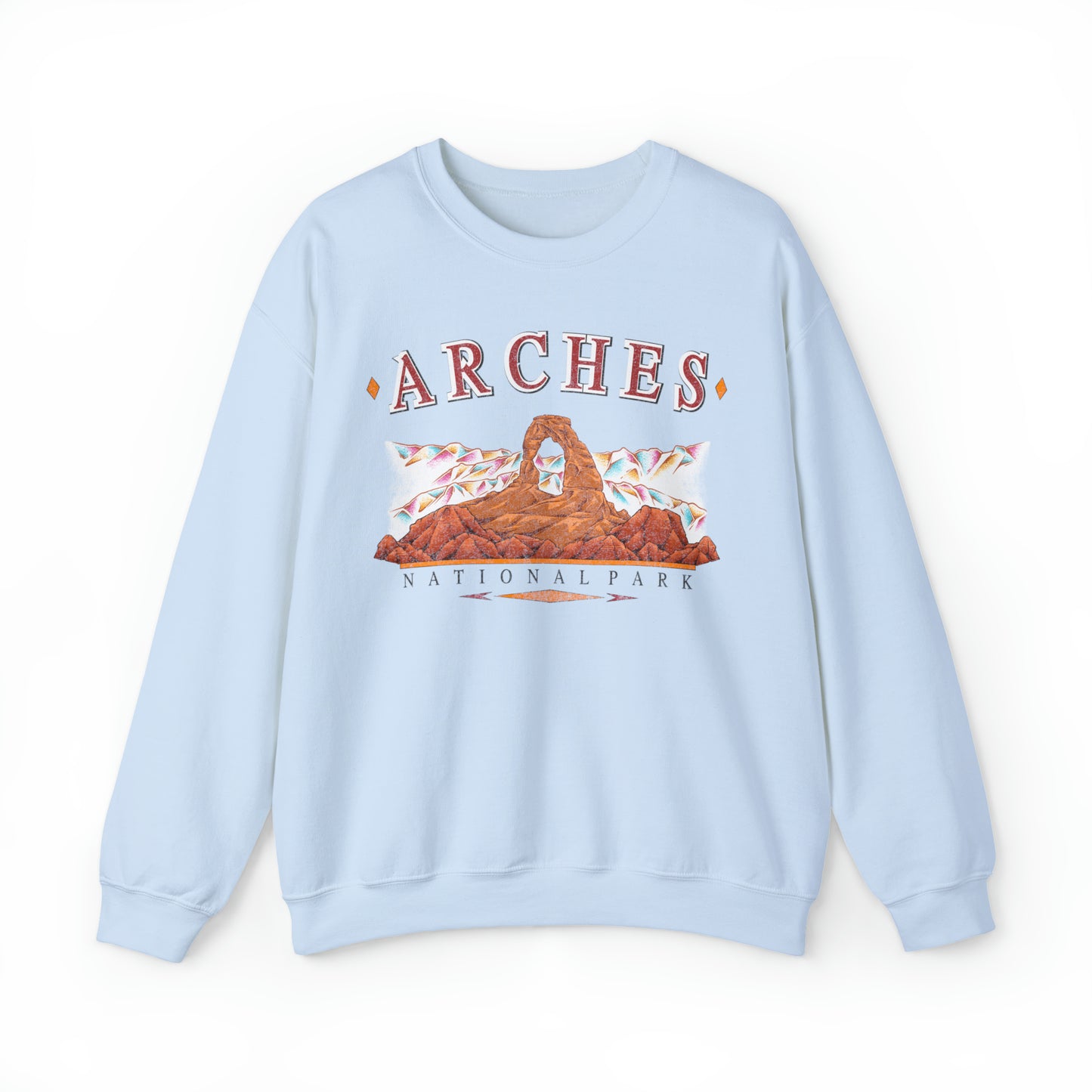 Vintage Arches National Park Pullover Sweatshirt