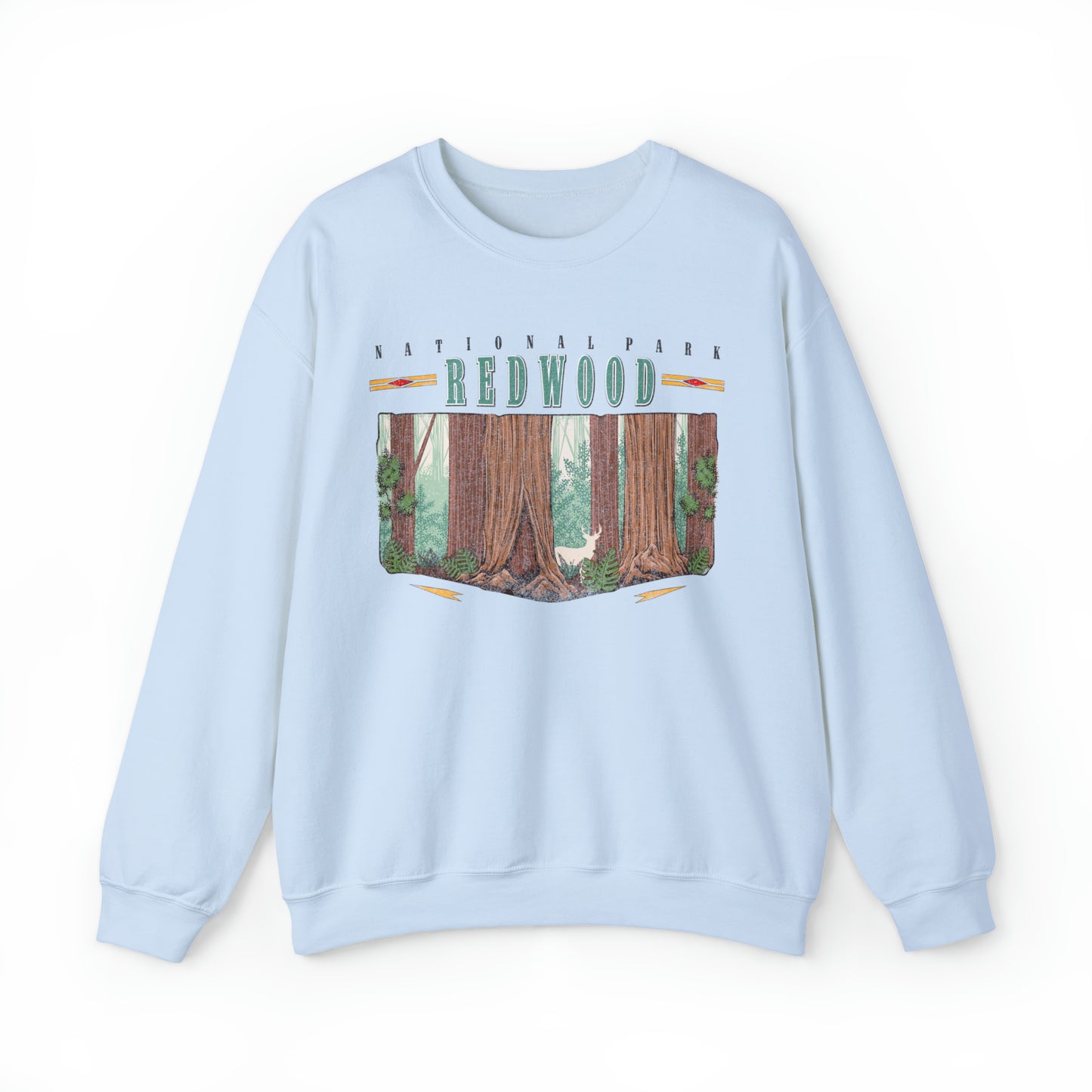 Vintage Redwood National Park Pullover Sweatshirt