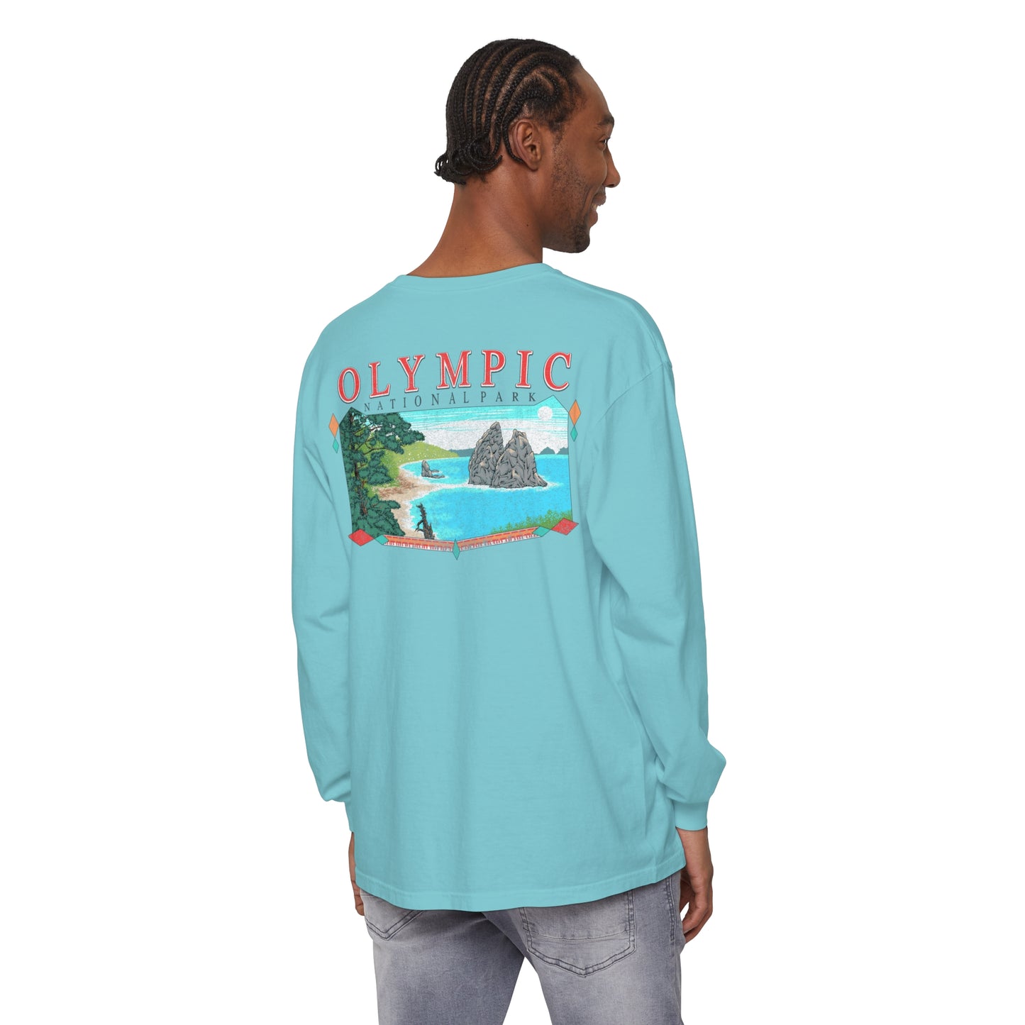 Vintage Olympic National Park Long Sleeve Shirt