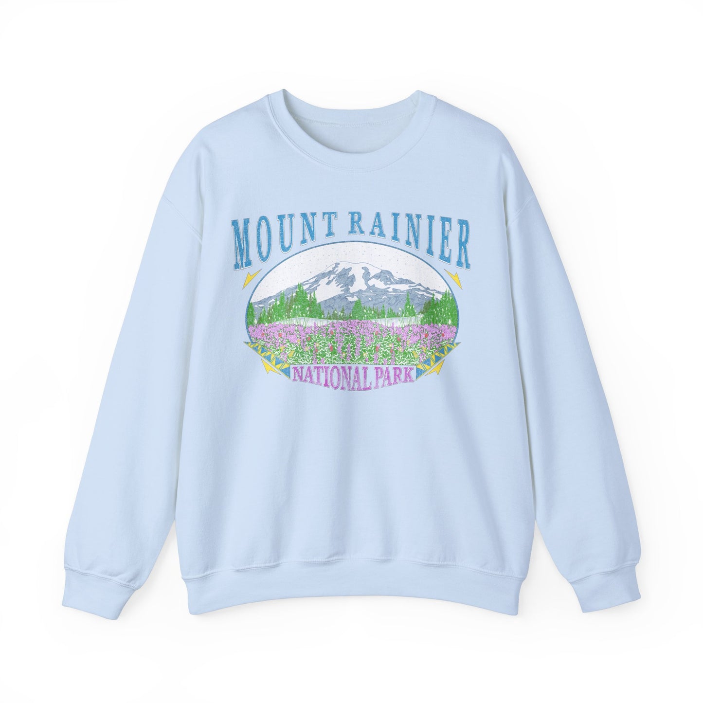 Vintage Rainier National Park Pullover Sweatshirt