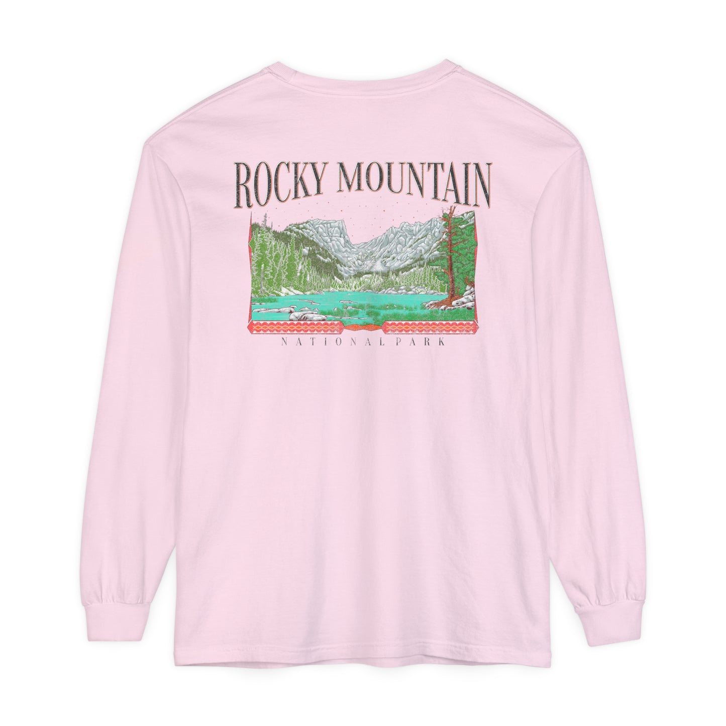 Vintage Rocky Mountain National Park Long Sleeve Shirt