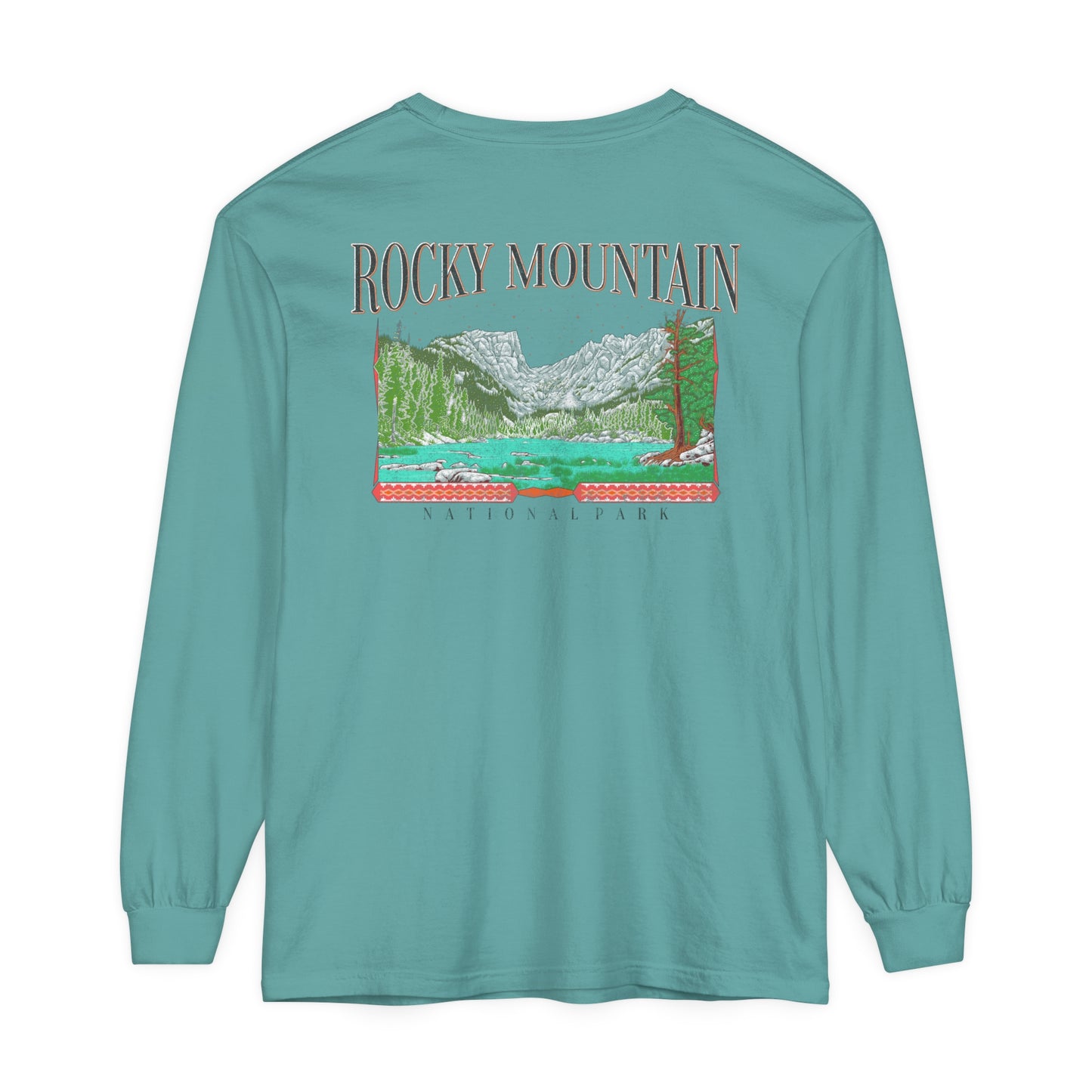 Vintage Rocky Mountain National Park Long Sleeve Shirt