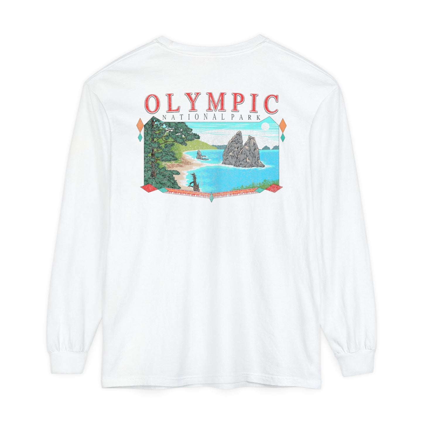 Vintage Olympic National Park Long Sleeve Shirt