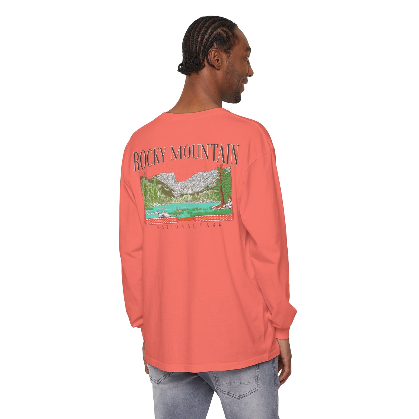 Vintage Rocky Mountain National Park Long Sleeve Shirt