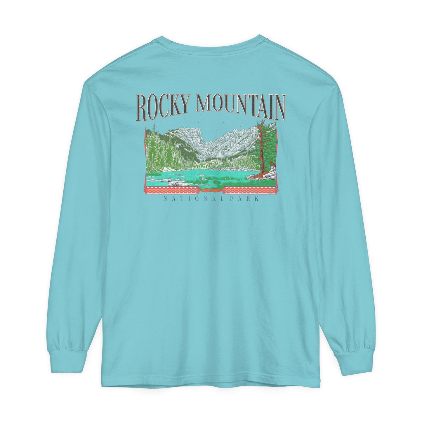 Vintage Rocky Mountain National Park Long Sleeve Shirt