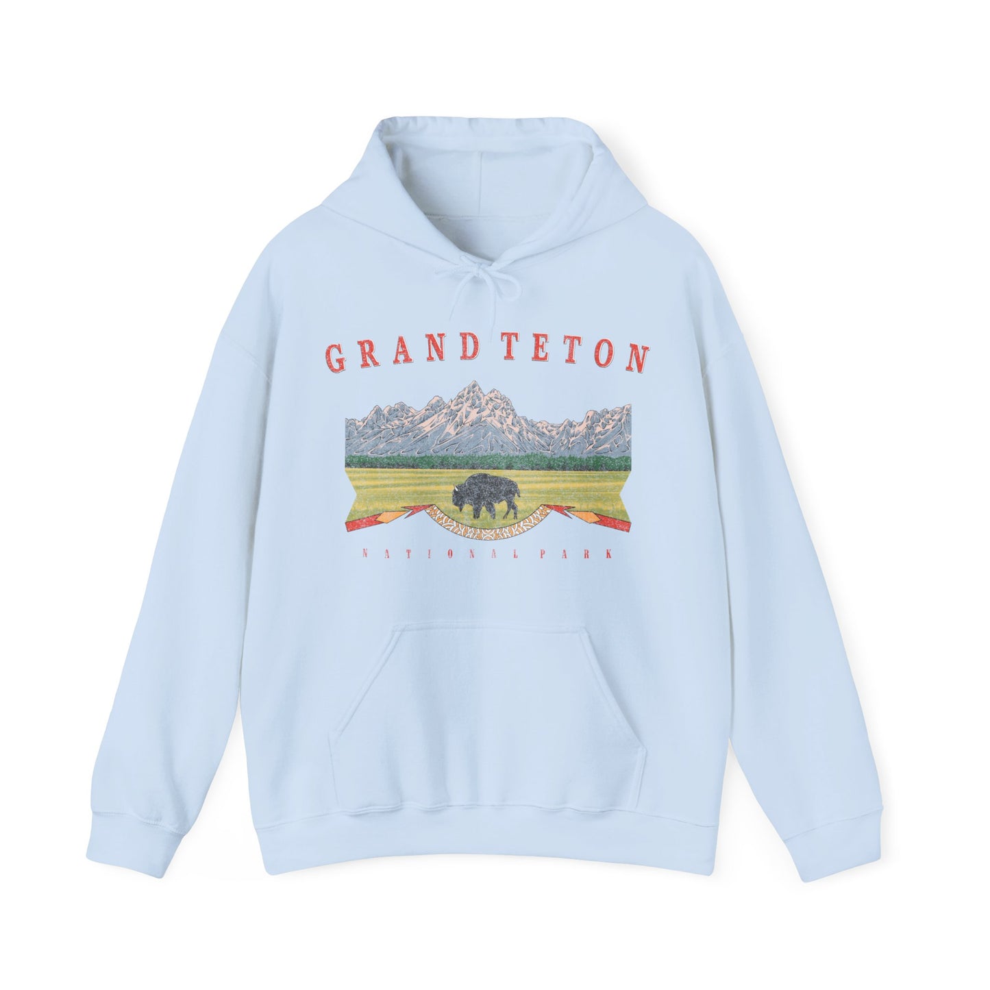 Vintage Grand Teton National Park Hoodie