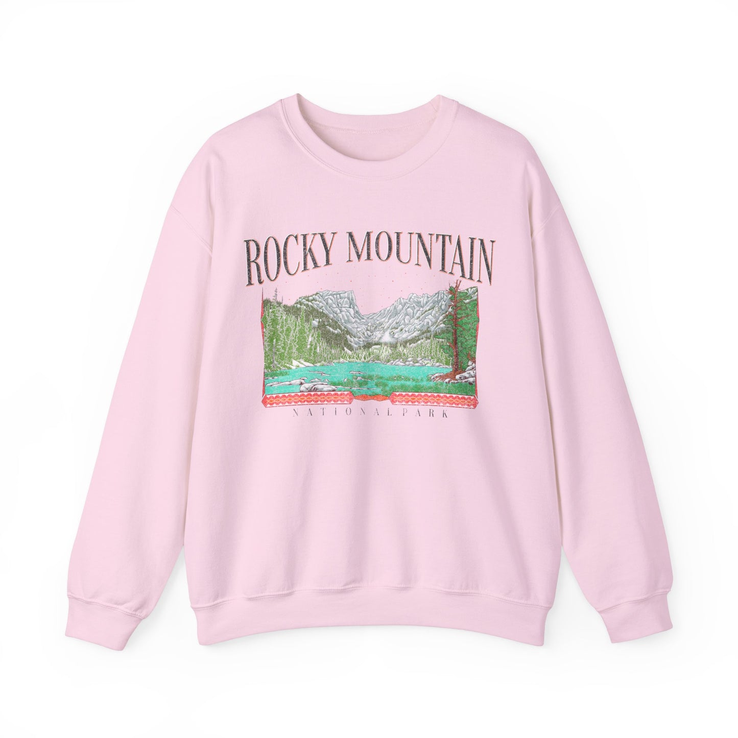 Vintage Rocky Mountain National Park Pullover Sweatshirt