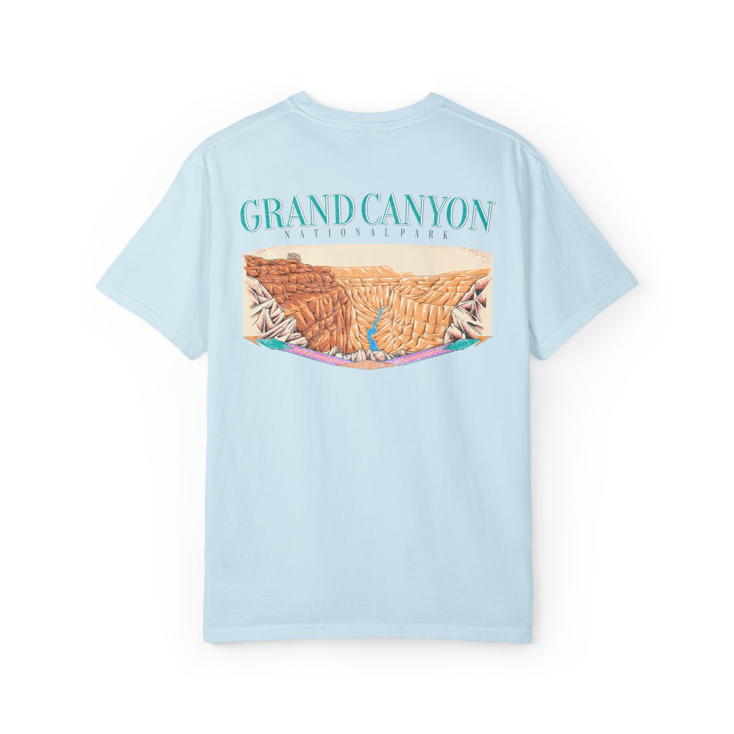 Vintage Grand Canyon National Park Back Graphic Tee Shirt