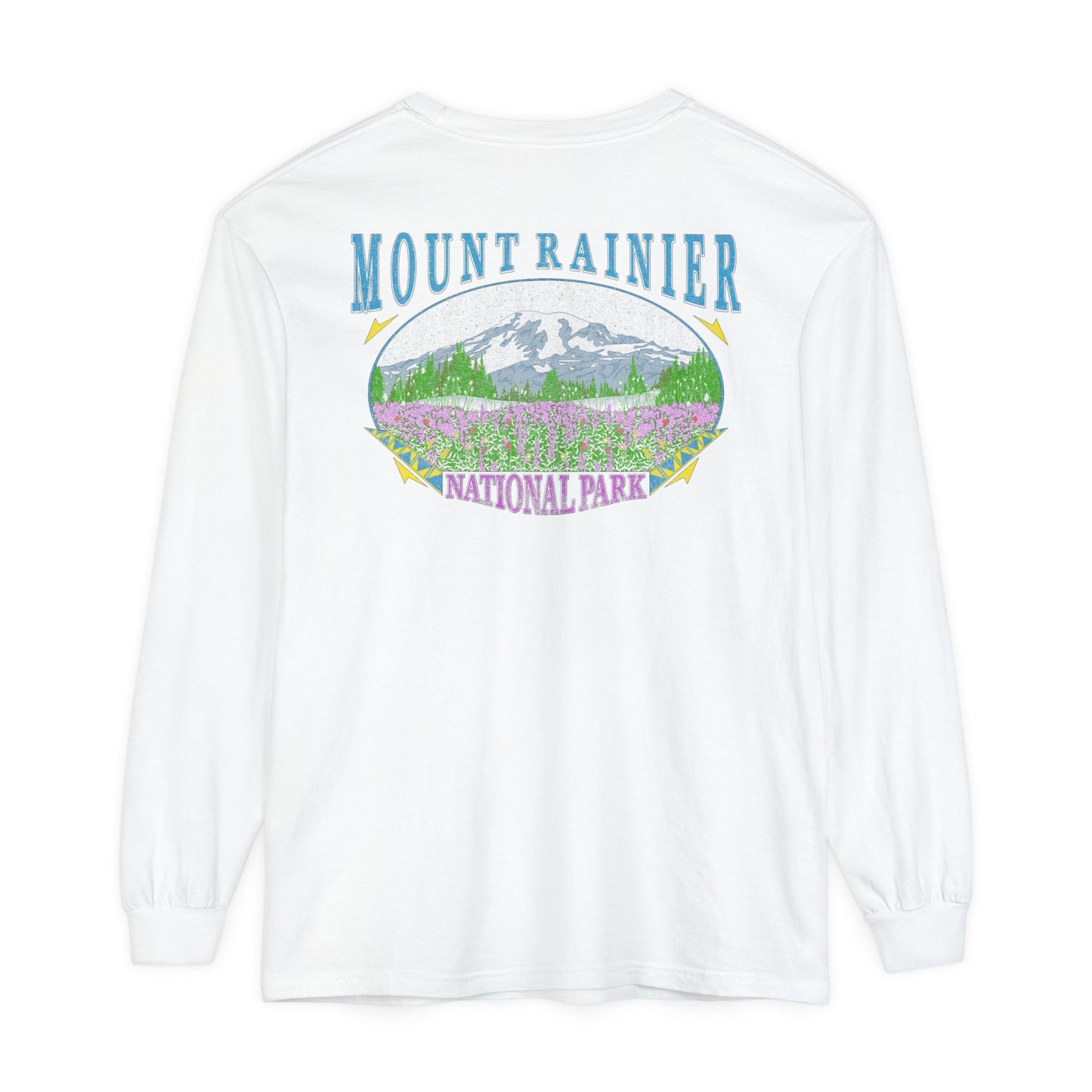 Vintage Rainier National Park Long Sleeve Shirt