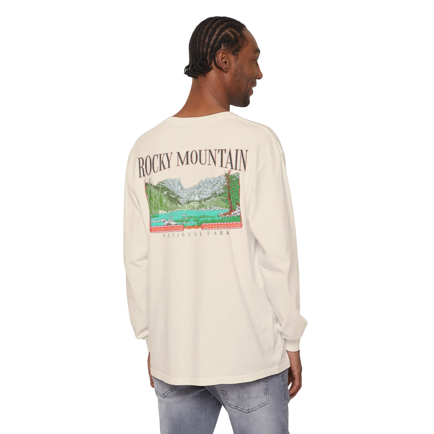 Vintage Rocky Mountain National Park Long Sleeve Shirt