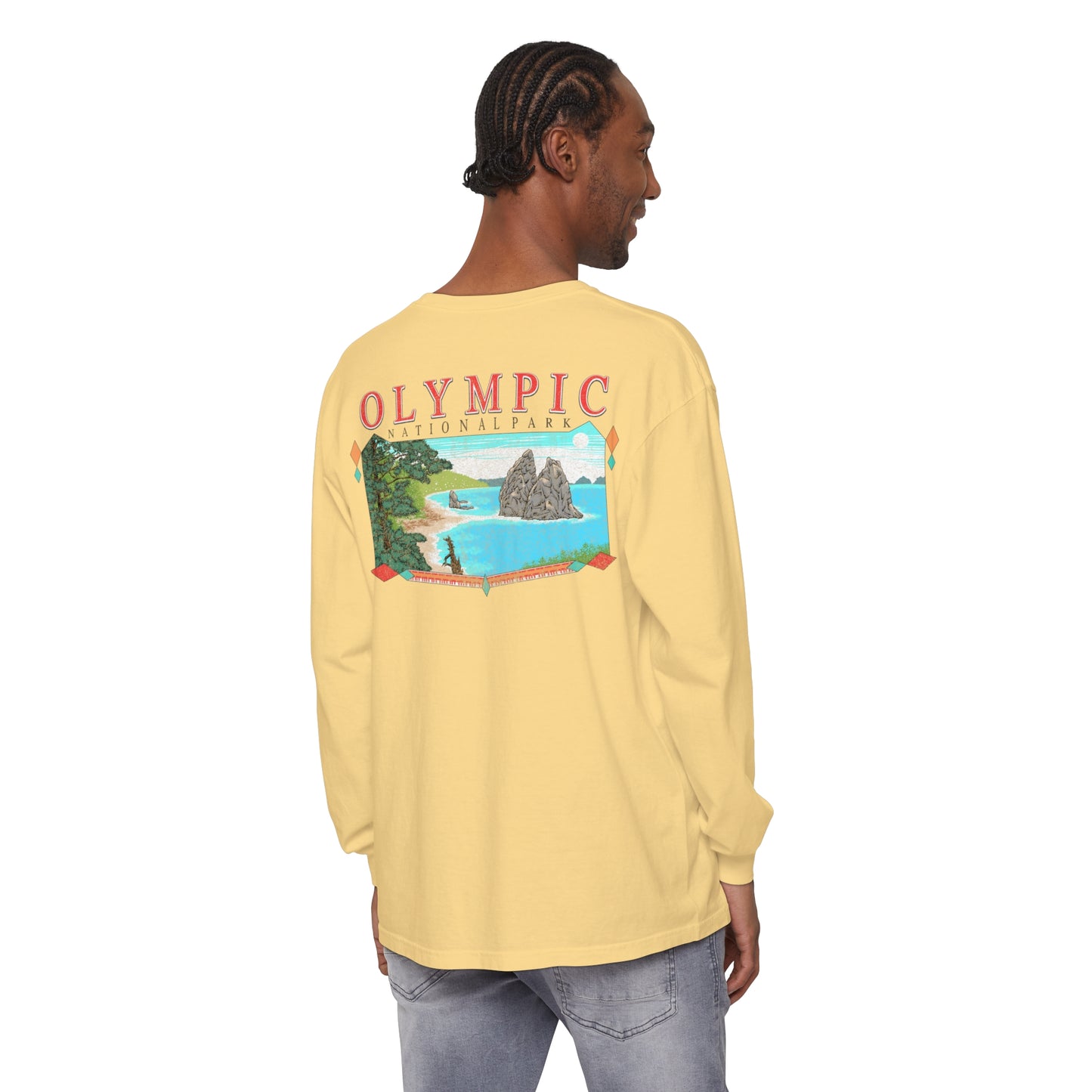 Vintage Olympic National Park Long Sleeve Shirt