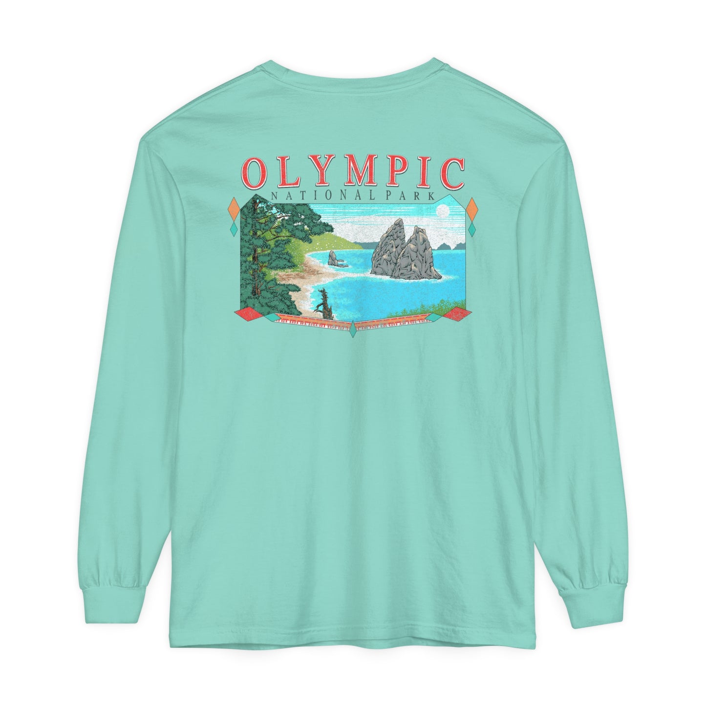 Vintage Olympic National Park Long Sleeve Shirt