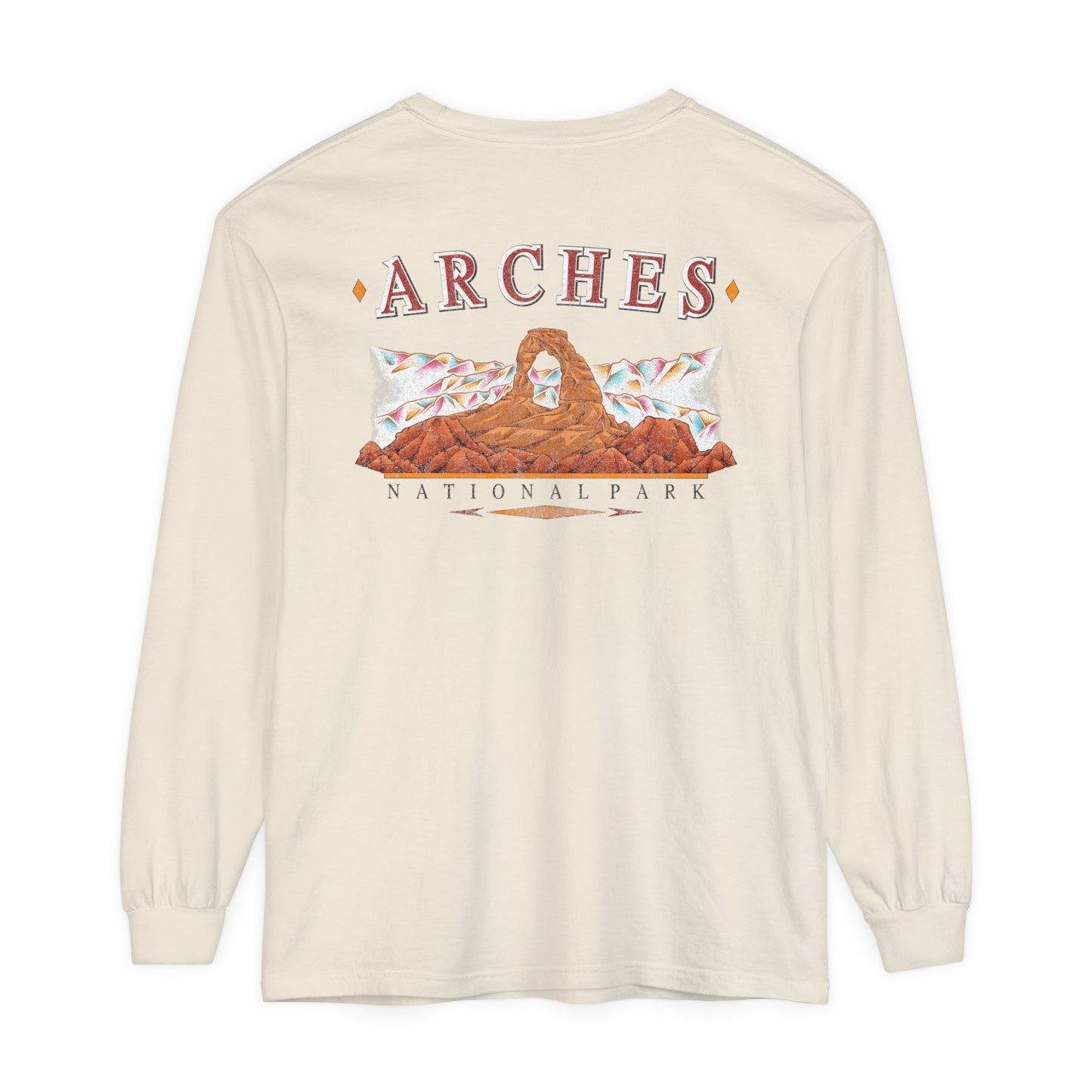 Vintage Arches National Park Long Sleeve Shirt