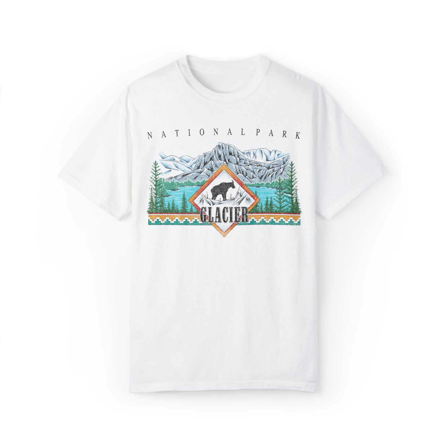 Vintage Glacier National Park Tee Shirt