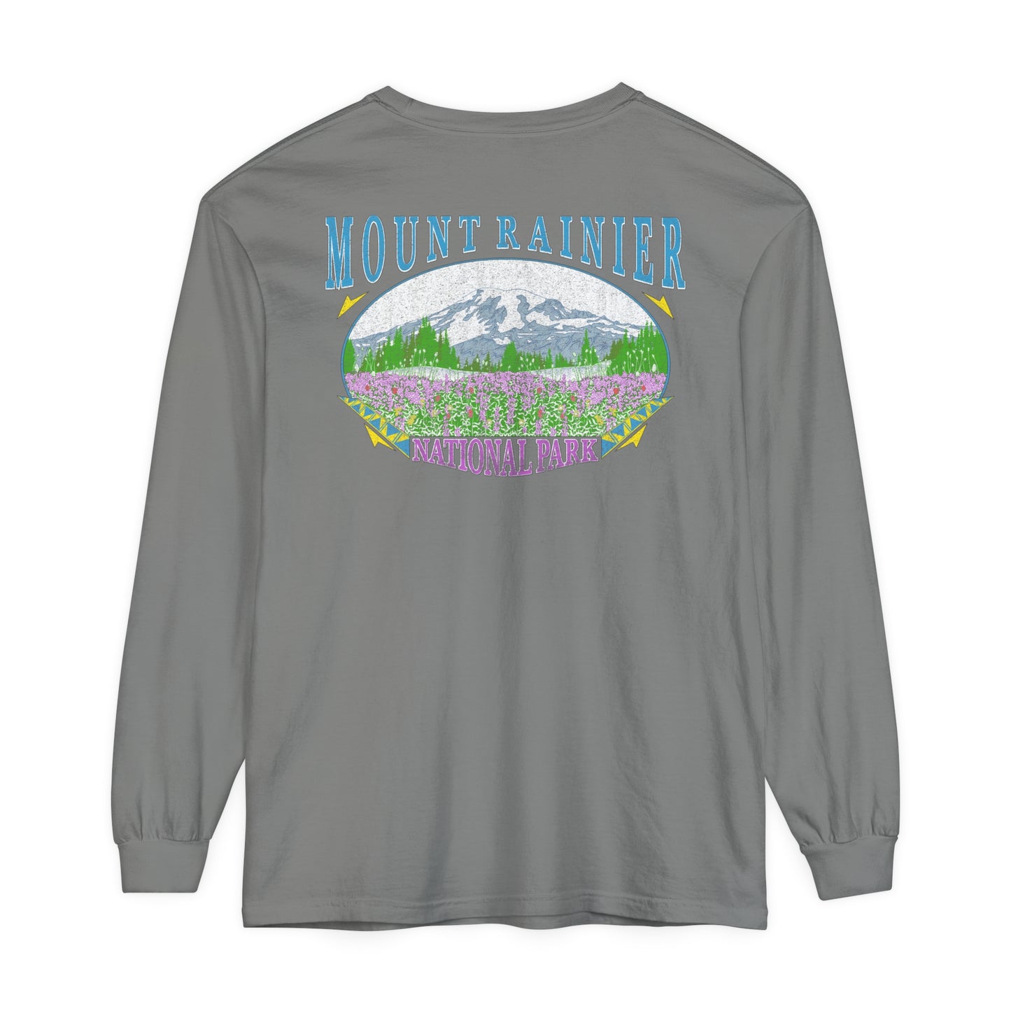 Vintage Rainier National Park Long Sleeve Shirt