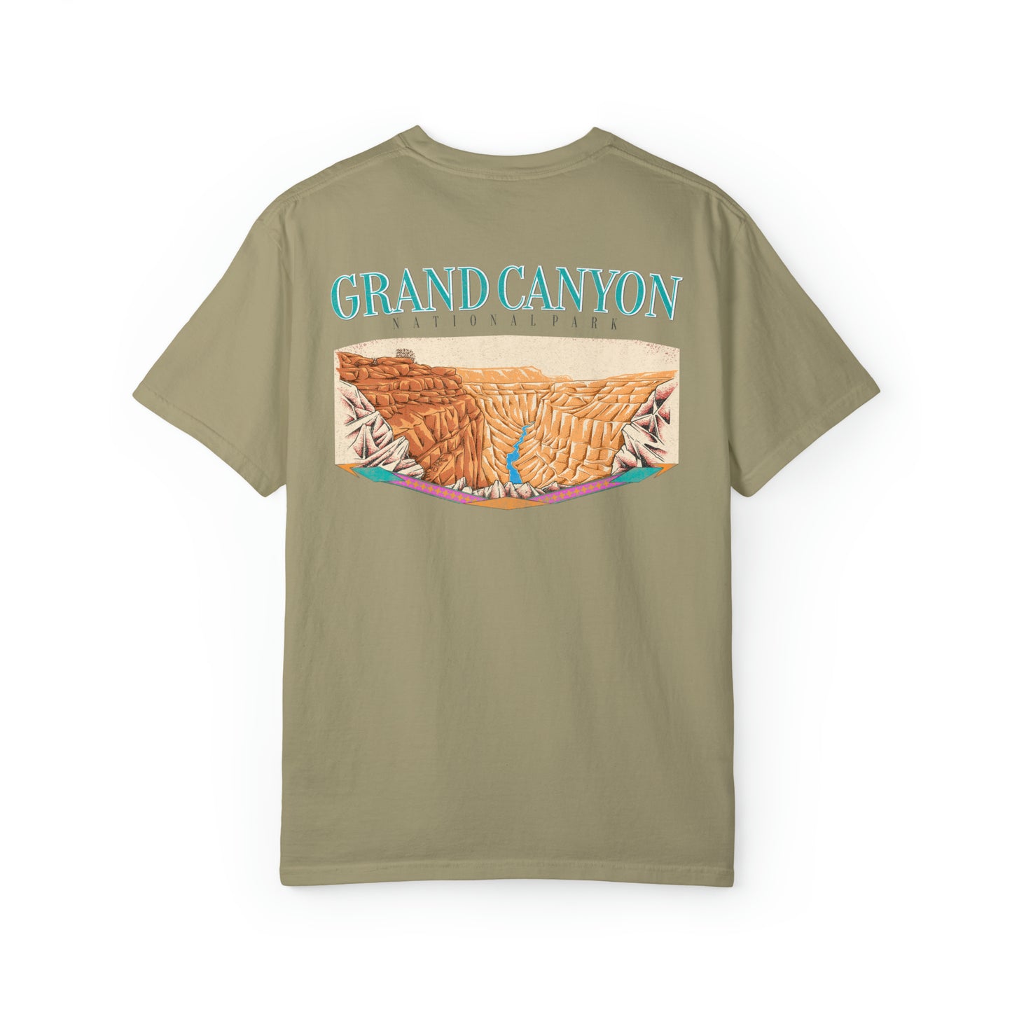 Vintage Grand Canyon National Park Back Graphic Tee Shirt