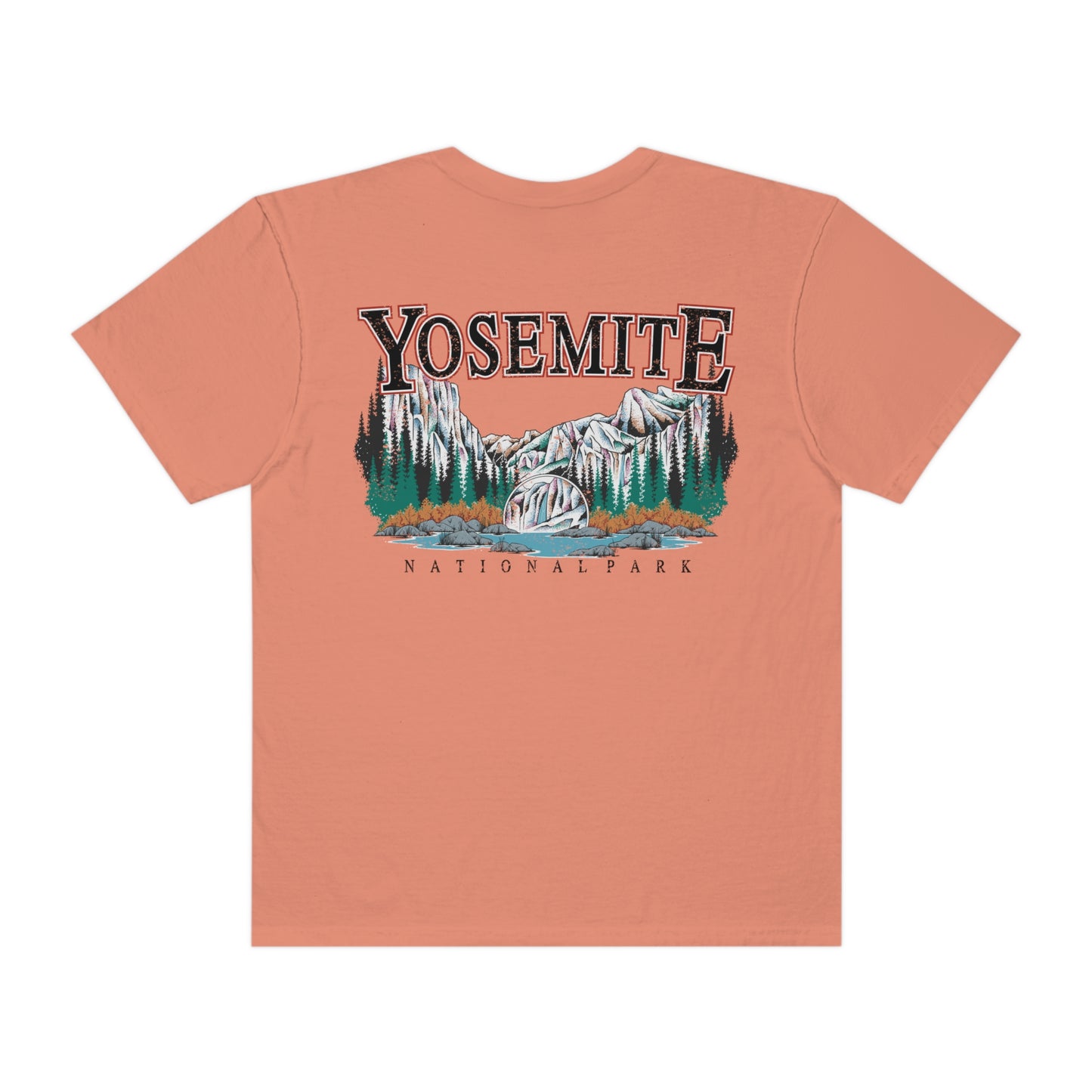 Vintage Yosemite National Park Back Graphic T-Shirt