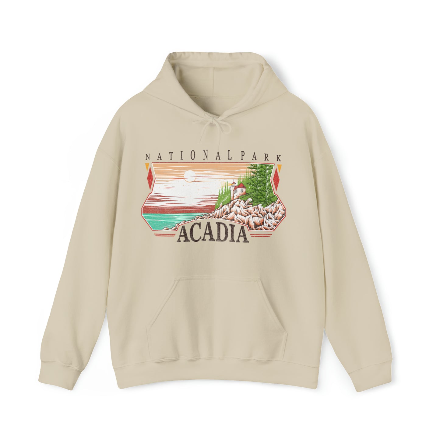 Vintage Acadia National Park Hoodie