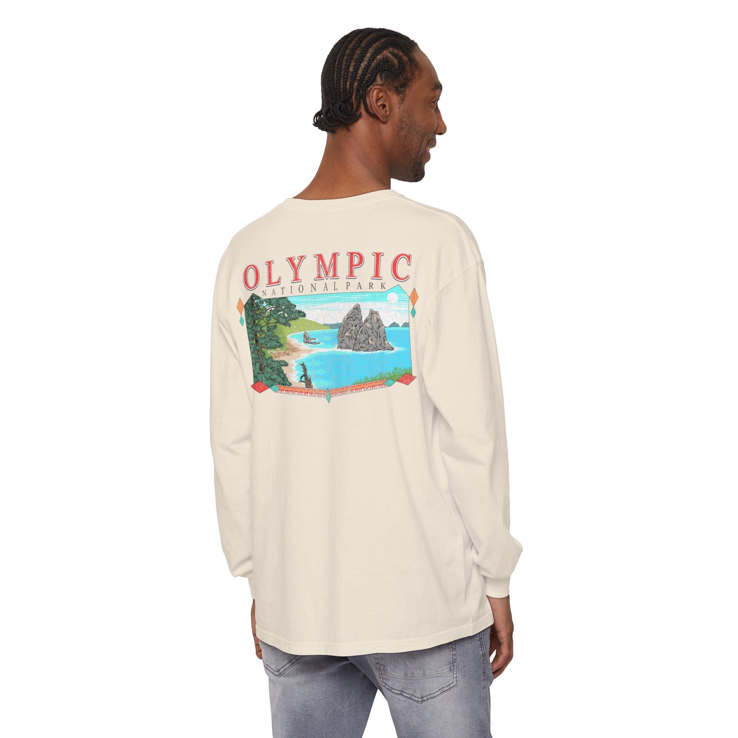 Vintage Olympic National Park Long Sleeve Shirt