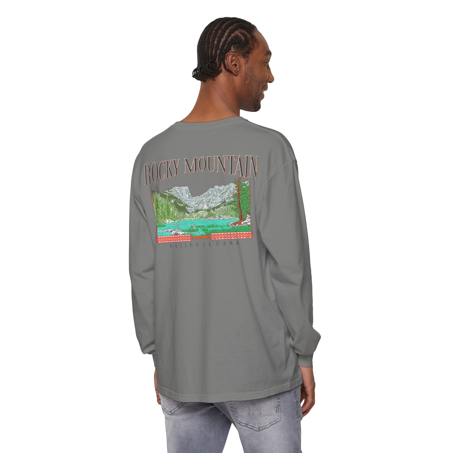 Vintage Rocky Mountain National Park Long Sleeve Shirt