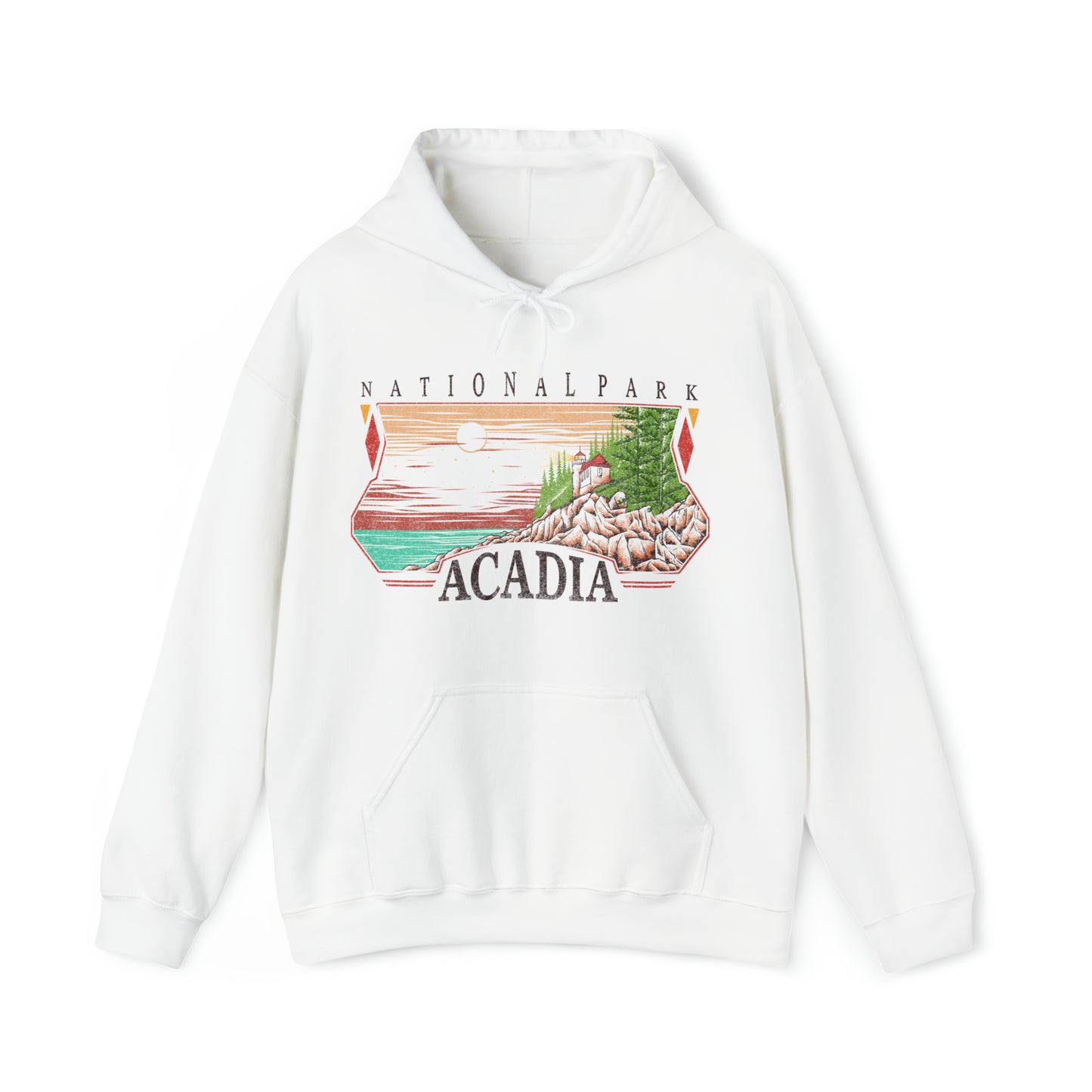 Vintage Acadia National Park Hoodie