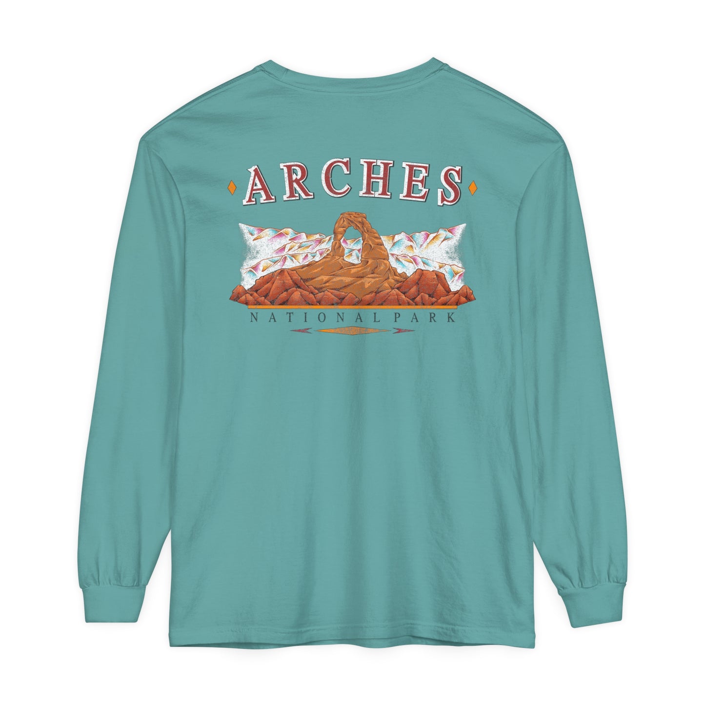 Vintage Arches National Park Long Sleeve Shirt