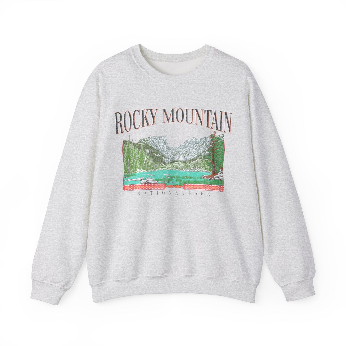 Vintage Rocky Mountain National Park Pullover Sweatshirt