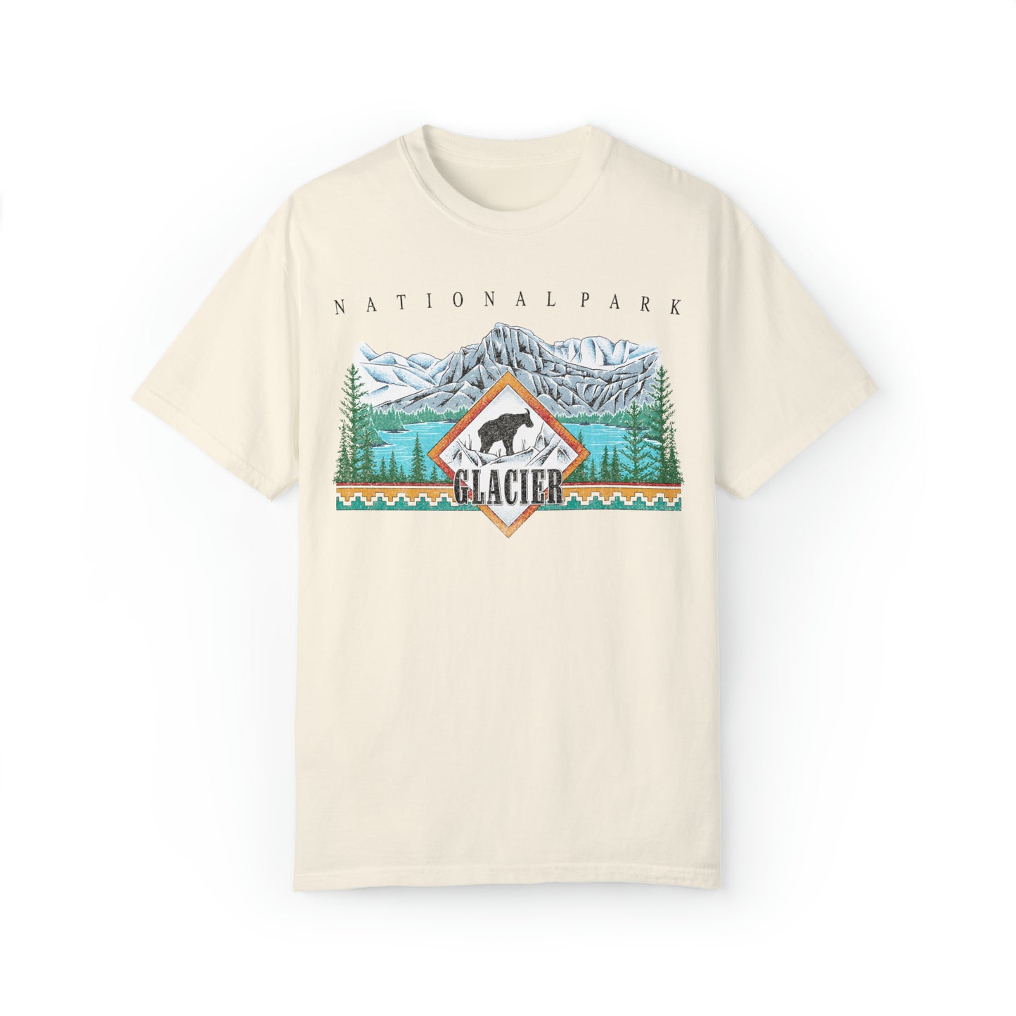 Vintage Glacier National Park Tee Shirt