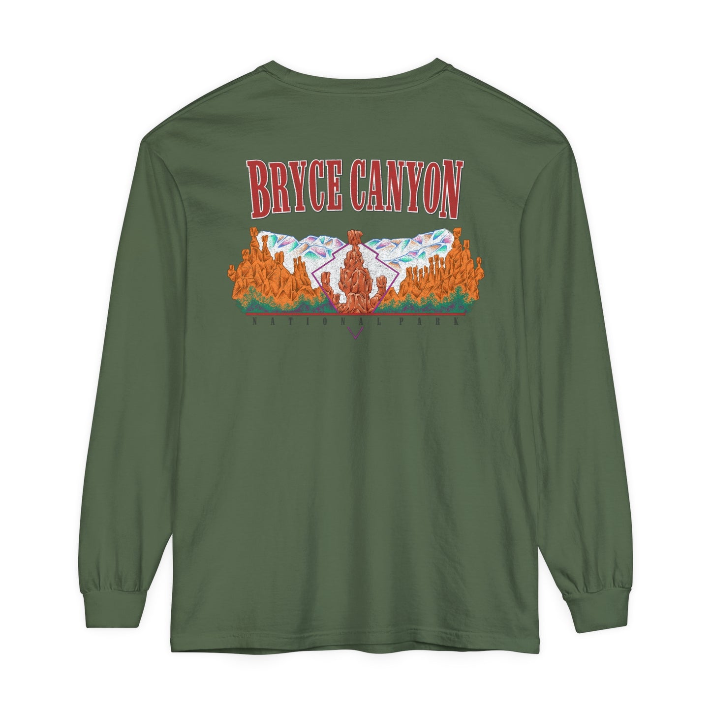 Vintage Bryce Canyon National Park Long Sleeve Shirt