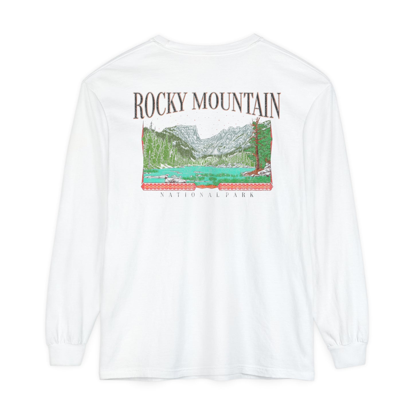 Vintage Rocky Mountain National Park Long Sleeve Shirt