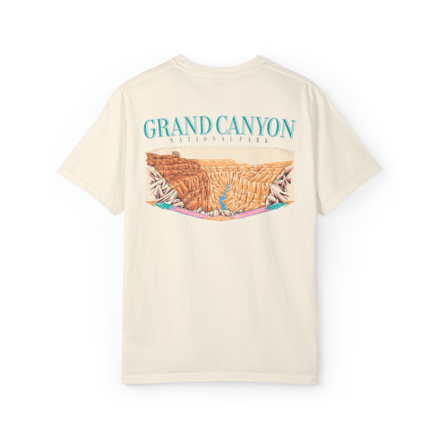 Vintage Grand Canyon National Park Back Graphic Tee Shirt