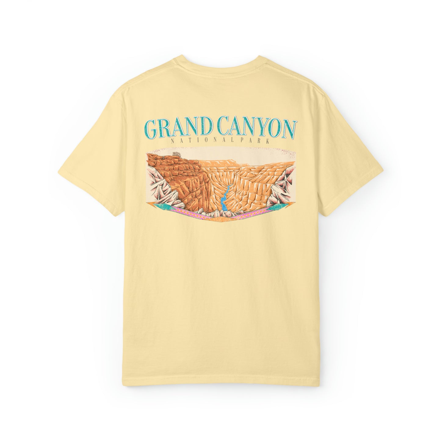 Vintage Grand Canyon National Park Back Graphic Tee Shirt