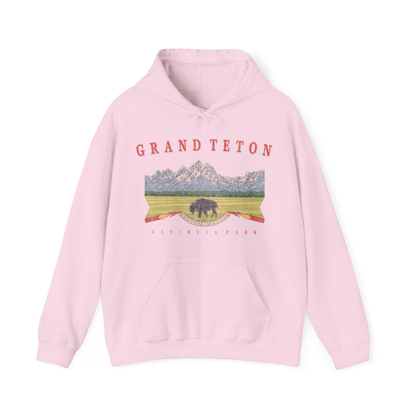 Vintage Grand Teton National Park Hoodie