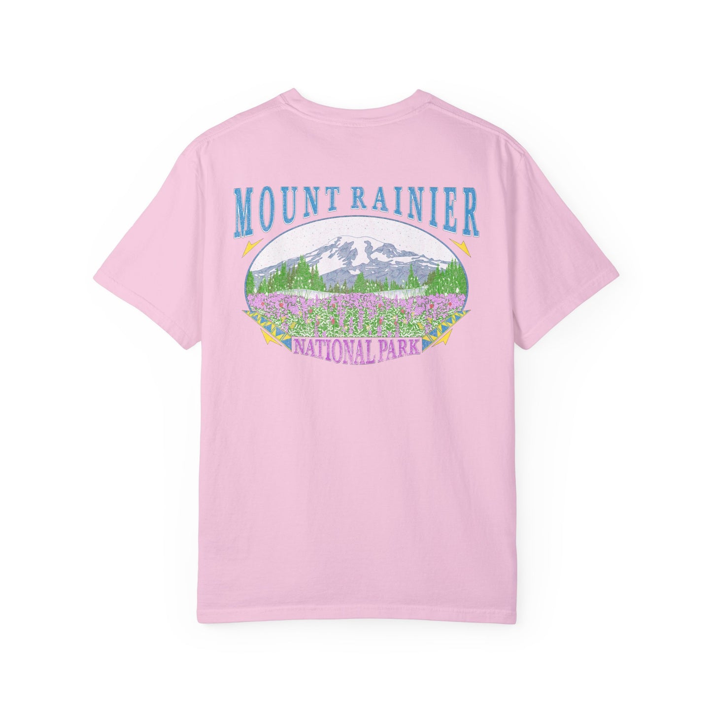 Vintage Rainier National Park Back Graphic Tee Shirt