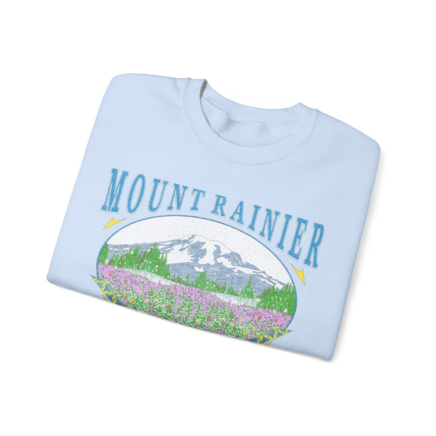 Vintage Rainier National Park Pullover Sweatshirt