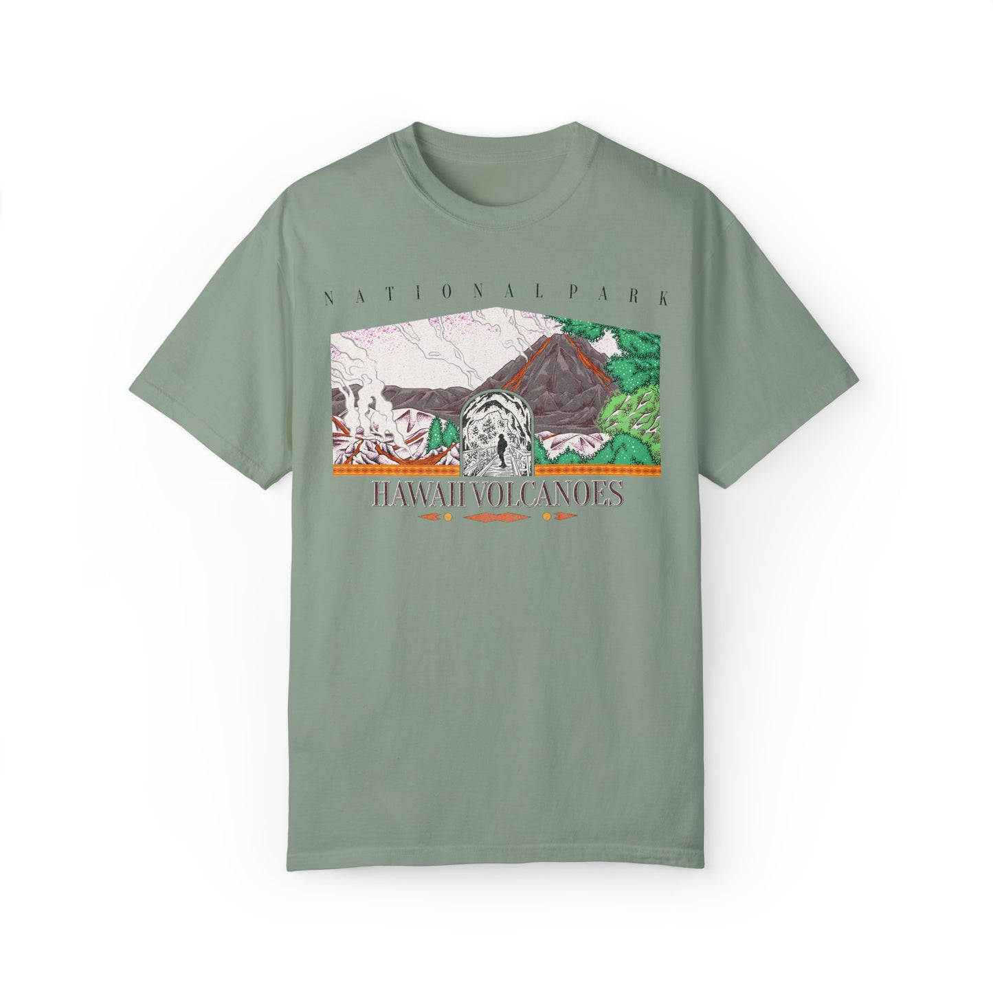 Vintage Hawaii Volcanoes National Park Tee Shirt