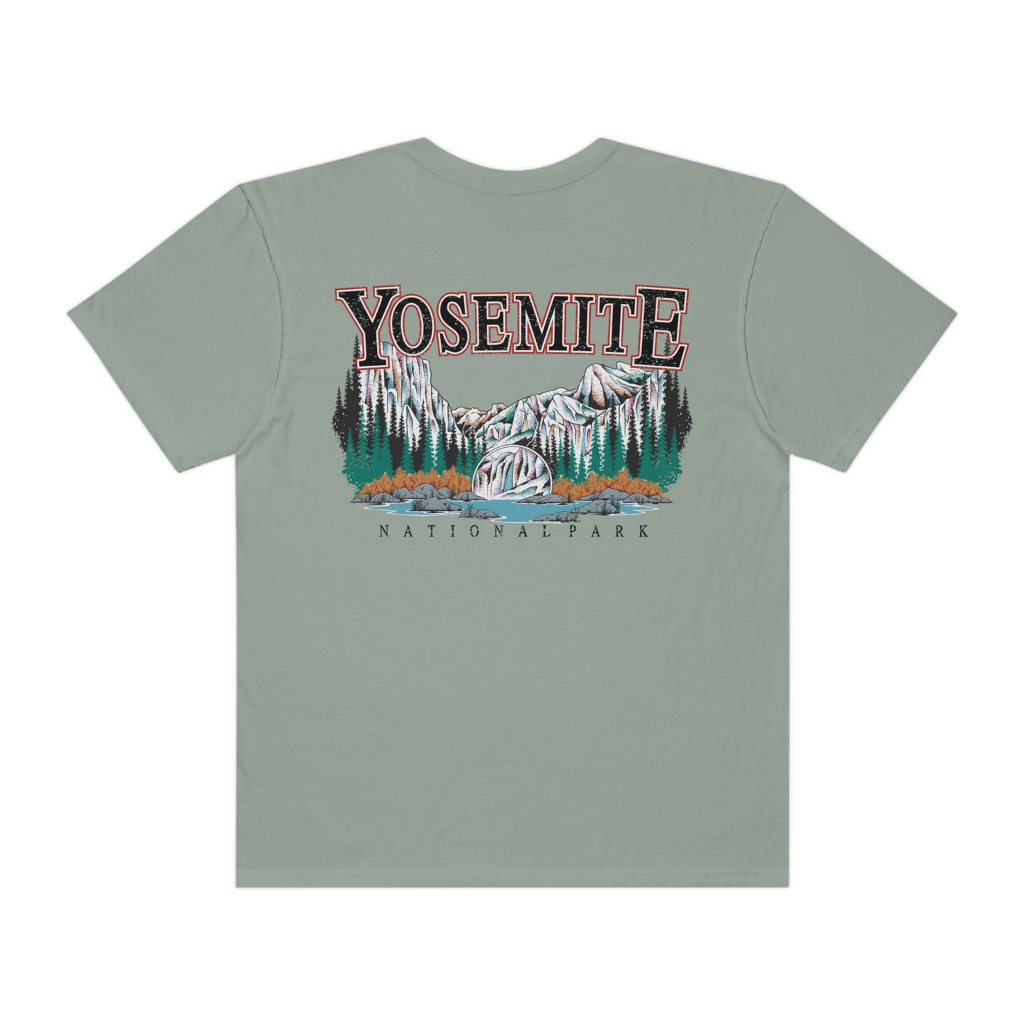 Vintage Yosemite National Park Back Graphic T-Shirt