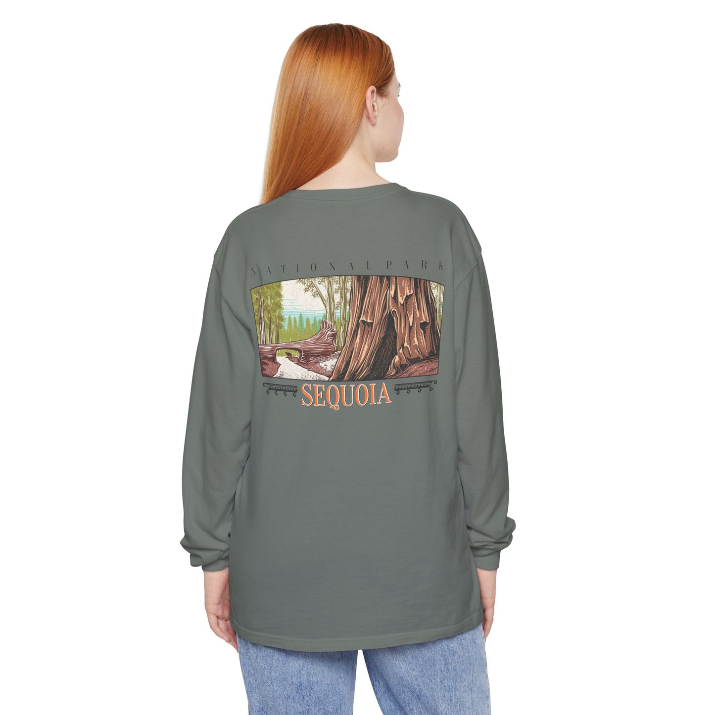 Vintage Sequoia National Park Long Sleeve Shirt