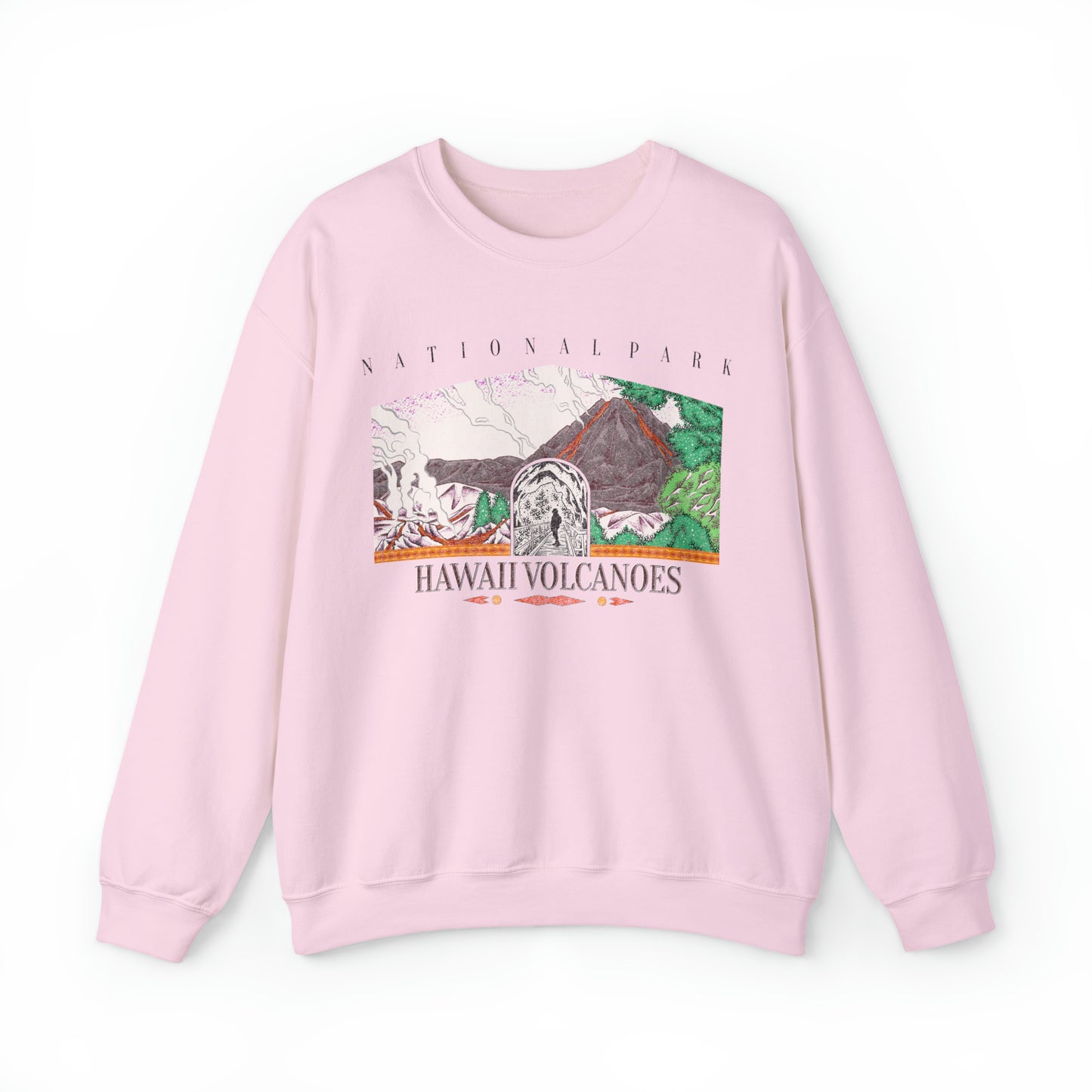 Vintage Hawaii Volcanoes National Park Pullover Sweatshirt