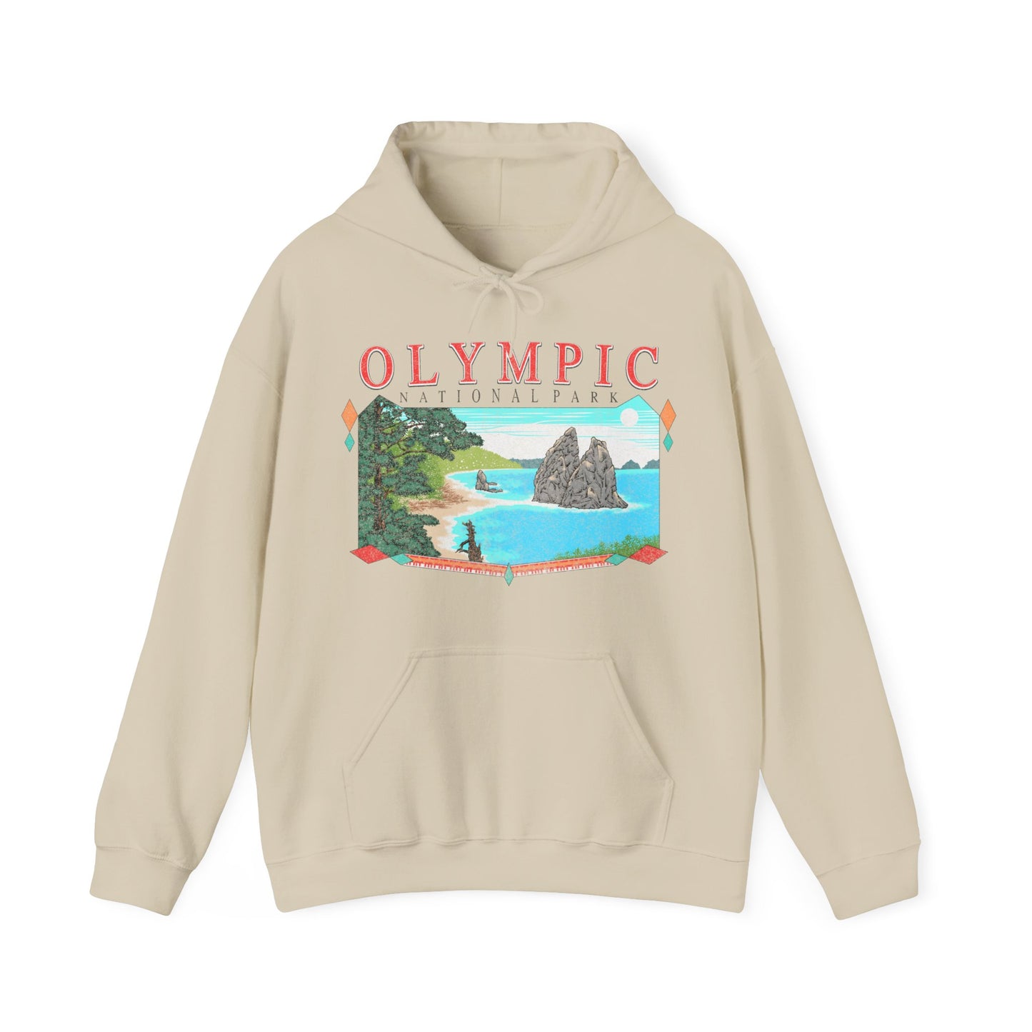 Vintage Olympic National Park Hoodie