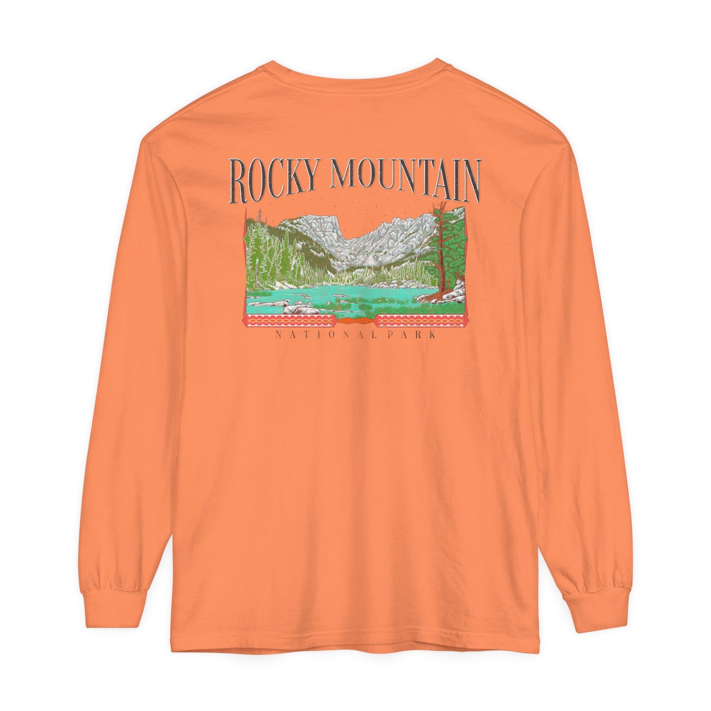 Vintage Rocky Mountain National Park Long Sleeve Shirt