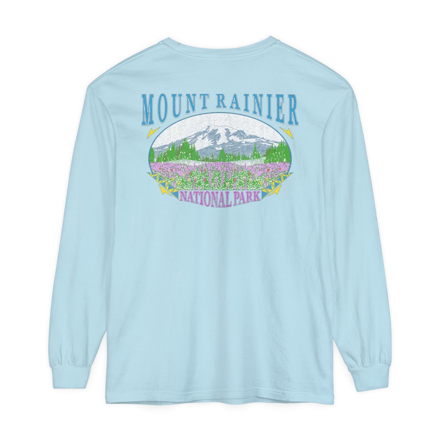 Vintage Rainier National Park Long Sleeve Shirt