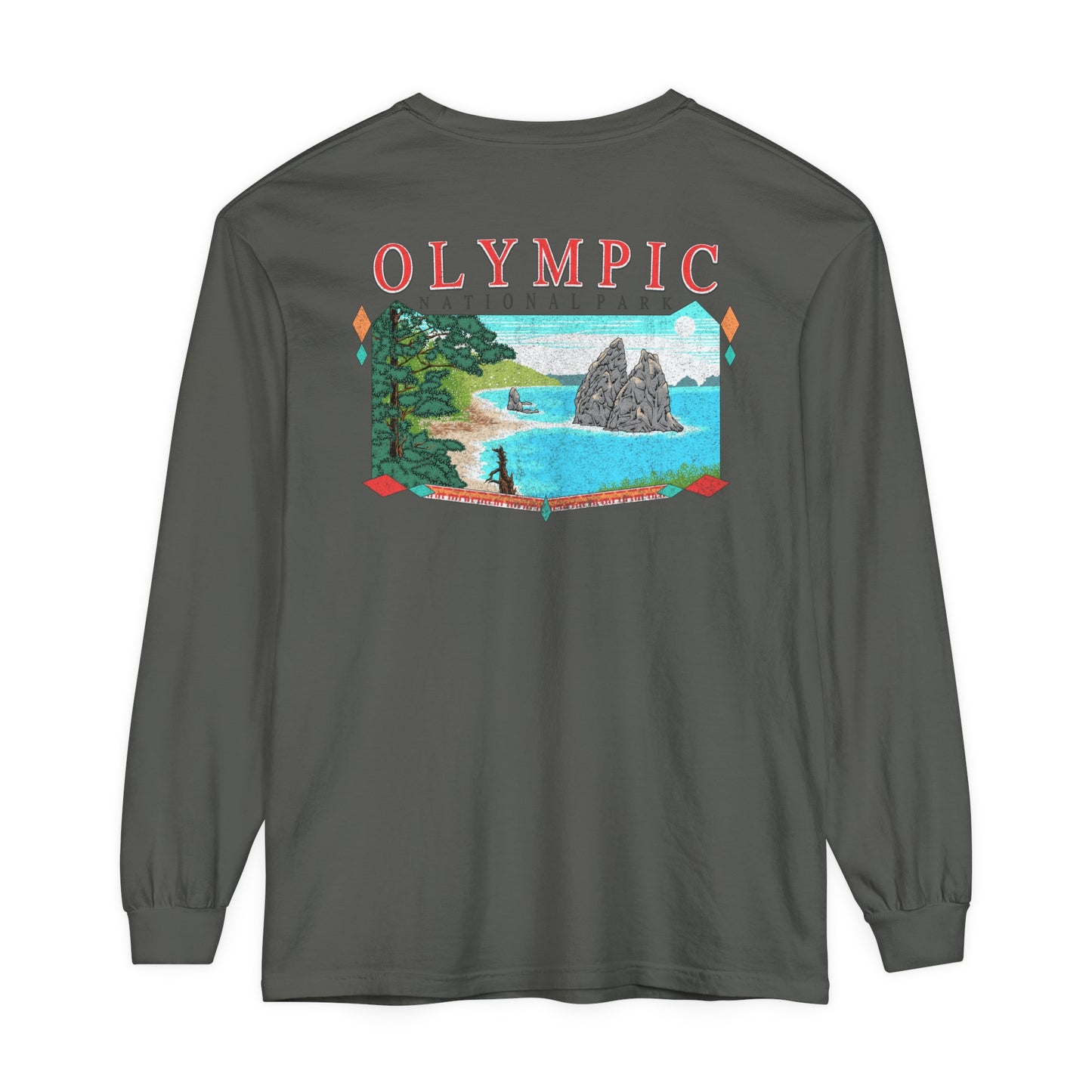 Vintage Olympic National Park Long Sleeve Shirt