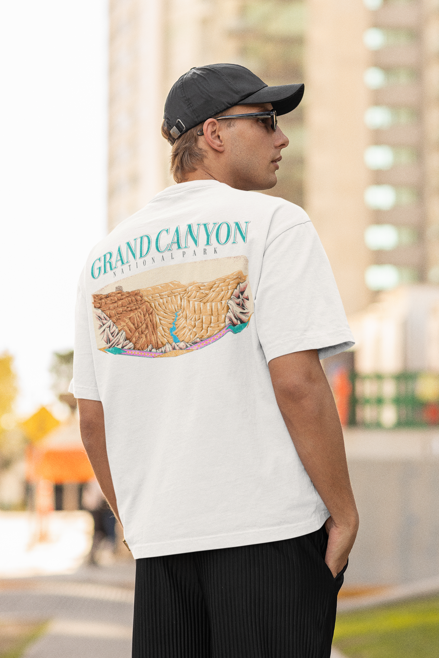 Vintage Grand Canyon National Park Back Graphic Tee Shirt