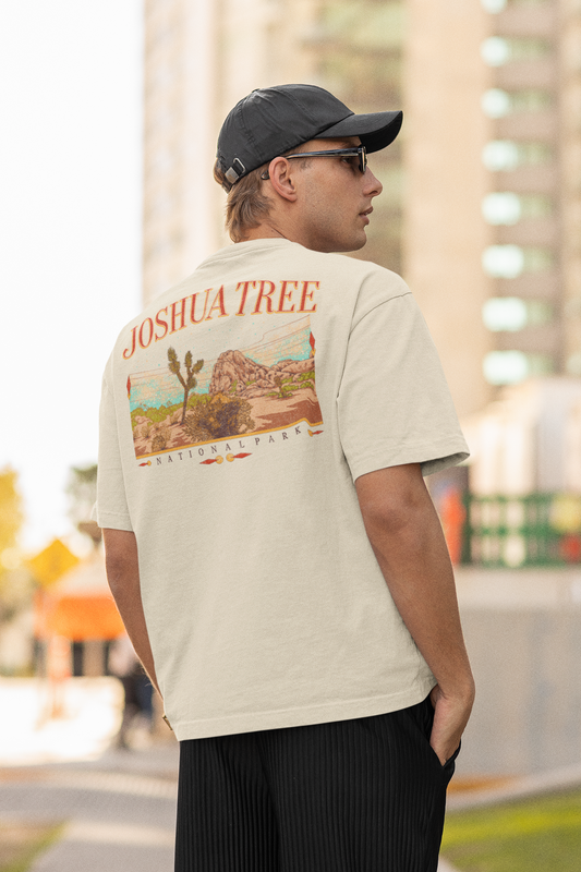 Vintage Joshua Tree National Park Back Graphic Tee Shirt