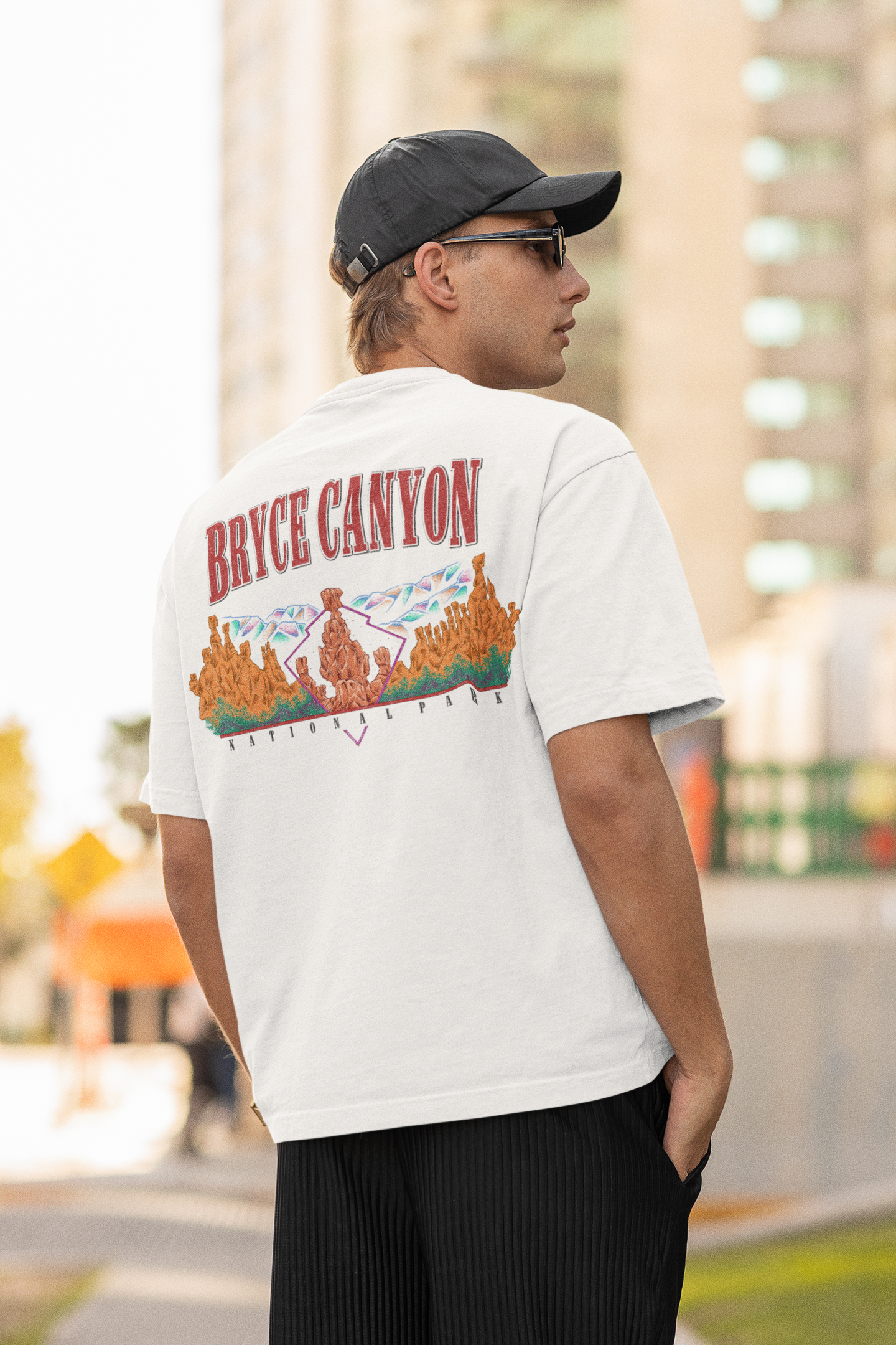 Vintage Bryce Canyon National Park Back Graphic Tee Shirt