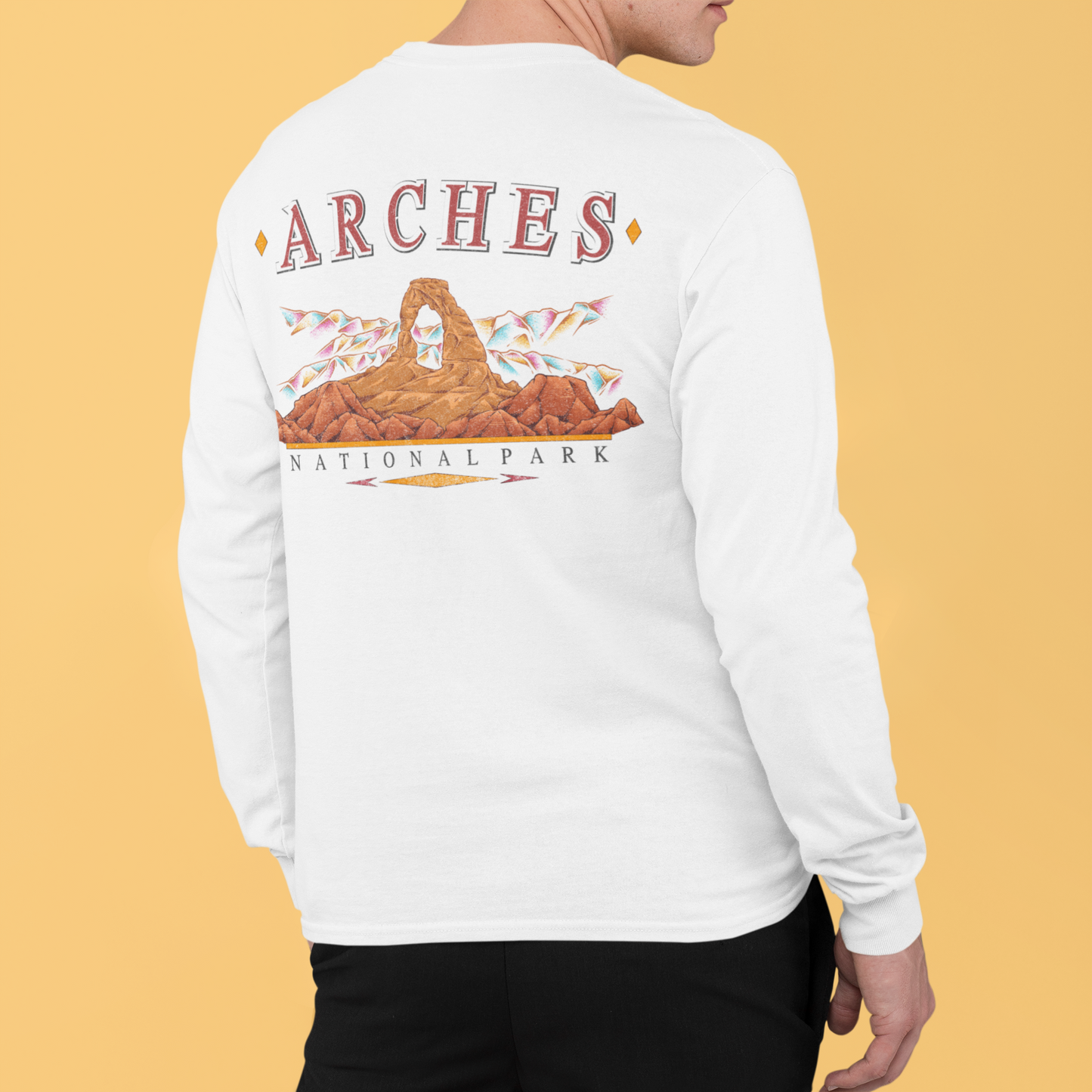 Vintage Arches National Park Long Sleeve Shirt