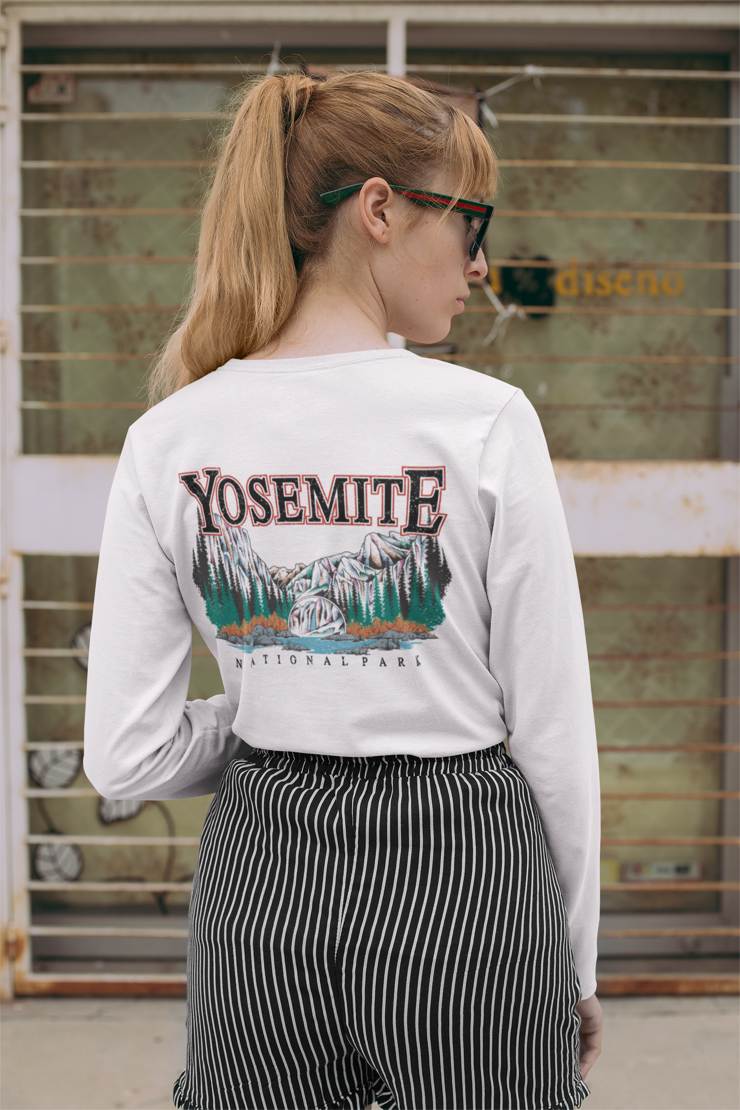 Vintage Yosemite National Park Long Sleeve Shirt